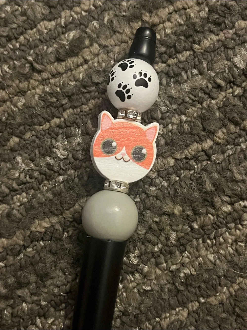 Cute Cat Bead Ballpoint Pen - Trio Great Teacher, Nurse, coworker gifts 28
